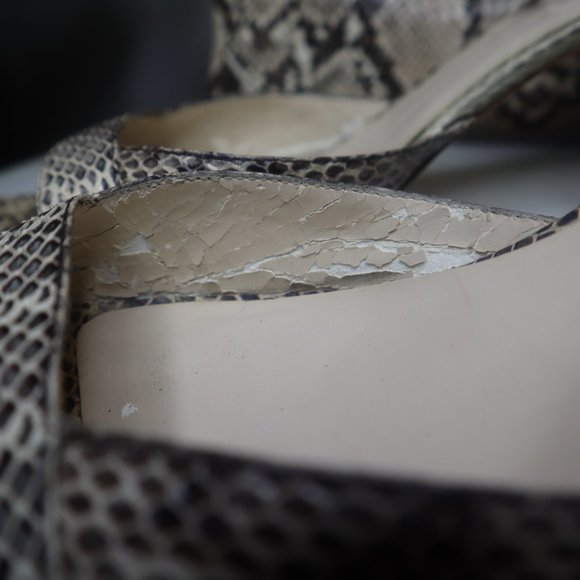 Enzo Angiolini Snakeskin Shoes - Picture 4 of 12